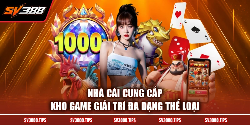 Nhà cái cung cấp kho game giải trí đa dạng thể loại